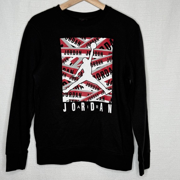 Jordan Other - Jordan Air‎ Sweatshirt Youth XL Air Jumpman Pullover Basketball Black